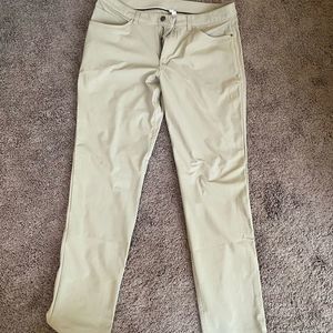 Lululemon ABC tan beige pants